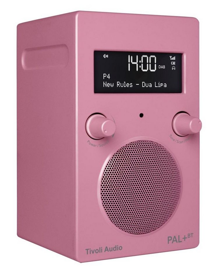 Tivoli Audio PAL+ BT pink Radio mit Akku und Bluetooth UKW-Radio (DAB+/UKW/FM) von Tivoli Audio