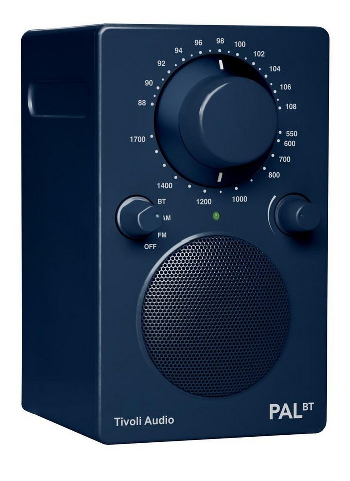Tivoli Audio PAL BT blau Radio mit Akku und Bluetooth UKW-Radio (UKW/FM, AM) von Tivoli Audio