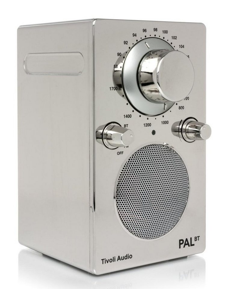 Tivoli Audio PAL BT chrom Radio mit Akku und Bluetooth UKW-Radio (UKW/FM, AM) von Tivoli Audio