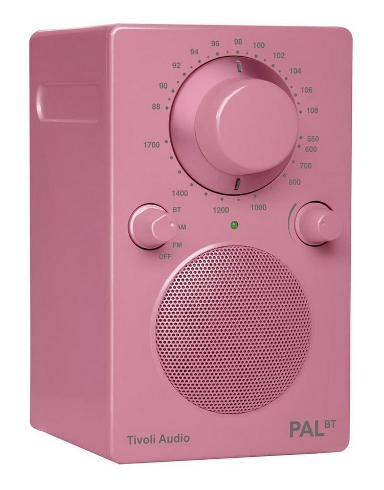 Tivoli Audio PAL BT pink Radio mit Akku und Bluetooth UKW-Radio (UKW/FM, AM) von Tivoli Audio