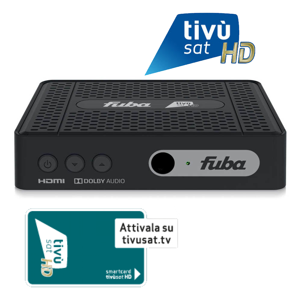 FUBA ODE718 Full HD HEVC H.265 Smartcard HDMI DVB-S2 Sat Receiver mit aktivierter Tivusat HD Karte FUBA ODE718 Full HD HEVC H.265 Smartcard HDMI DVB-S2 Sat Receiver mit aktivierter Tivusat HD Karte von Tivusat