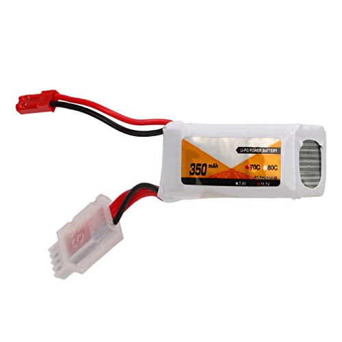 RC-Lipo-Akku, 11,1 V, 70 °C, Entladerate, 3S, JST-Stecker, 350 MAh, Leistung für Ferngesteuerte Fahrzeuge RC-Lipo-Akku, 11,1 V, 70 °C, Entladerate, 3S, JST-Stecker, 350 MAh, Leistung für Ferngesteuerte Fahrzeuge von Tixiyu