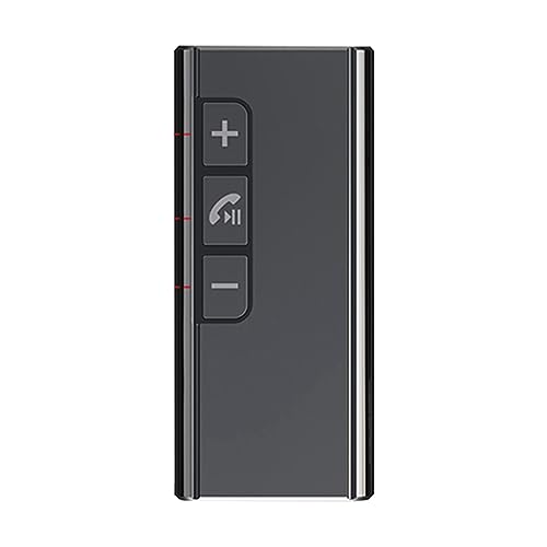 Tixqeaif 1 Stück Drahtloser Auto BT-Empfänger 3,5 mm Aux Digitales Display-Audioempfänger für Kopfhörer Lautsprecher Auto von Tixqeaif