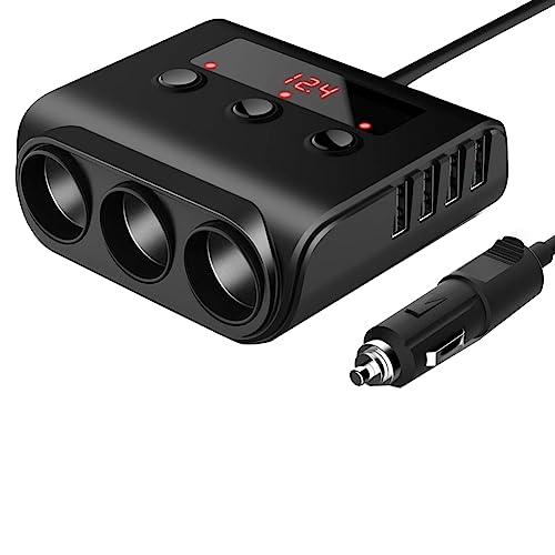 Tixqeaif 1 Stück TR12 Auto-Bluetooth-Feuerzeug One For Three Autoladegerät Universal Autozubehör B Tixqeaif 1 Stück TR12 Auto-Bluetooth-Feuerzeug One For Three Autoladegerät Universal Autozubehör B von Tixqeaif