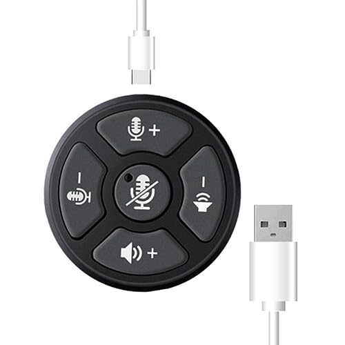 Tixqeaif 1 Stück USB-Freisprecheinrichtung, 360°-Sprachaufnahme, USB-Typ-CA-Mikrofon, Intelligente Sprachverbesserung für das Heimbüro, Intelligente Sprachverbesserung Tixqeaif 1 Stück USB-Freisprecheinrichtung, 360°-Sprachaufnahme, USB-Typ-CA-Mikrofon, Intelligente Sprachverbesserung für das Heimbüro, Intelligente Sprachverbesserung von Tixqeaif