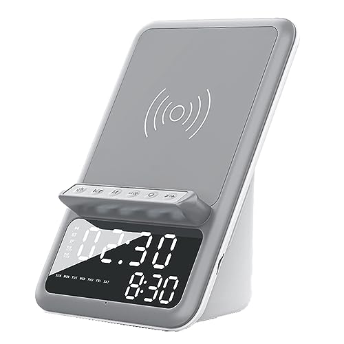 Tixqeaif 1Set Halterung Schnellladegerät Bluetooth 5.0 Audio Multifunktionales Kabelloses Ladegerät Kunststoff Tixqeaif 1Set Halterung Schnellladegerät Bluetooth 5.0 Audio Multifunktionales Kabelloses Ladegerät Kunststoff von Tixqeaif