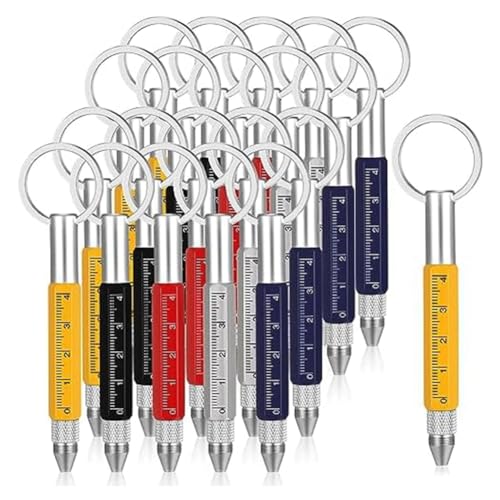 Tixqeaif 20 Stück 6-In-1-Multitool-Stift für Füller, Kugelschreiber-Nachfüllungen, Werkzeugstift für Studenten, Büropersonal, Bauarbeiter, Einfach zu Bedienen, Ca. 3,62/92 mm Tixqeaif 20 Stück 6-In-1-Multitool-Stift für Füller, Kugelschreiber-Nachfüllungen, Werkzeugstift für Studenten, Büropersonal, Bauarbeiter, Einfach zu Bedienen, Ca. 3,62/92 mm von Tixqeaif