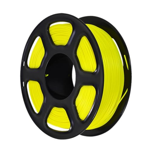 Tixqeaif 3D-Drucker-Filament, PETG-Filament, 1,75 mm Filament für 3D-Drucker, 1 Kg Spule, PETG, Gelb Tixqeaif 3D-Drucker-Filament, PETG-Filament, 1,75 mm Filament für 3D-Drucker, 1 Kg Spule, PETG, Gelb von Tixqeaif