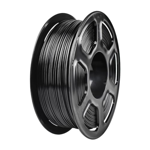 Tixqeaif 3D-Drucker-Filament, PETG-Filament, 1,75 mm Filament für 3D-Drucker, 1 Kg Spule, PETG, Schwarz Tixqeaif 3D-Drucker-Filament, PETG-Filament, 1,75 mm Filament für 3D-Drucker, 1 Kg Spule, PETG, Schwarz von Tixqeaif