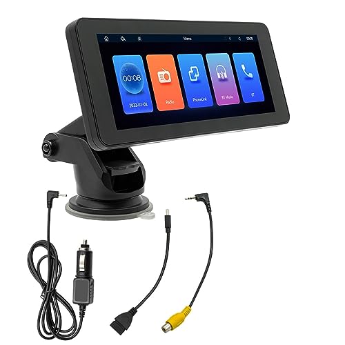 Tixqeaif 6,86-Auto-Touchscreen, Kabellos, CarPlay, Android, Tragbares Autoradio, Bluetooth, MP5, Multimedia-Host mit Taste Tixqeaif 6,86-Auto-Touchscreen, Kabellos, CarPlay, Android, Tragbares Autoradio, Bluetooth, MP5, Multimedia-Host mit Taste von Tixqeaif