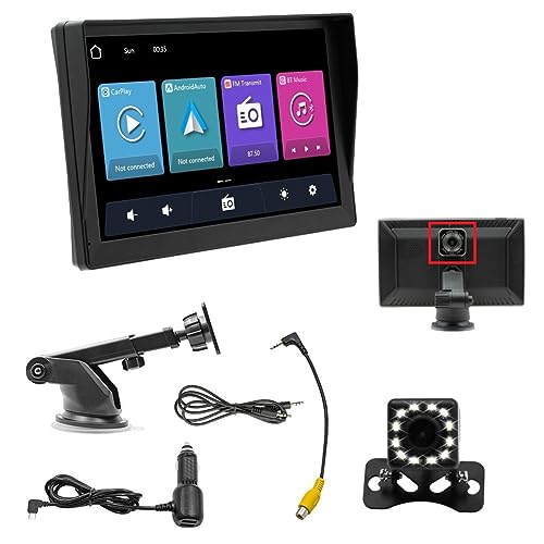Tixqeaif 9-Autoradio ABS mit Dashcam-Autoradio, Bluetooth, Mirror Link, FM, Rückfahrkamera Tixqeaif 9-Autoradio ABS mit Dashcam-Autoradio, Bluetooth, Mirror Link, FM, Rückfahrkamera von Tixqeaif