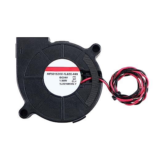 Tixqeaif Gebläse für 3D-Drucker, 5015, 24 V, 0,41 A, Doppellager-Lüfter, Zentrifugal-DC-Kühlung, Turbo-Lüfter, 3D-Drucker-Teile Tixqeaif Gebläse für 3D-Drucker, 5015, 24 V, 0,41 A, Doppellager-Lüfter, Zentrifugal-DC-Kühlung, Turbo-Lüfter, 3D-Drucker-Teile von Tixqeaif