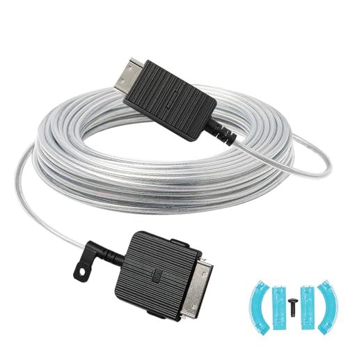 One Connect VG-SOCR15/ZA Kabel kompatibel mit Samsung QLED 4K The Frame TV, 15 m/49 Pi, Glasfaser für QN43/50/55/65/75/85LS03RAF/LS03BAF/LS03TAF/LS03DAF One Connect VG-SOCR15/ZA Kabel kompatibel mit Samsung QLED 4K The Frame TV, 15 m/49 Pi, Glasfaser für QN43/50/55/65/75/85LS03RAF/LS03BAF/LS03TAF/LS03DAF von Tjyuze
