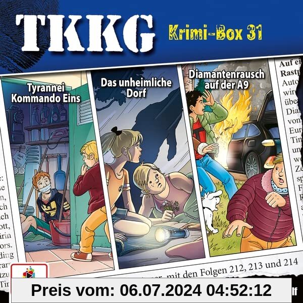Krimi-Box 31 (Folgen 212,213,214) von Tkkg