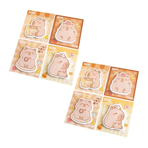 8pcs Selves Adhäsive Stick Notes Pad Cartoon Form Stick Notizen Stick Pad Entfernbarer Sticksnoten Notizblock Notnoten Kissen von Tmboryuu