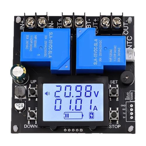 Tmboryuu Programmierbares Batteriemodul 30 A Relais LCD Bildschirm Automatische Niedrigspannungs Grenzschalterschalter Für Stromversorgungssysteme Tmboryuu Programmierbares Batteriemodul 30 A Relais LCD Bildschirm Automatische Niedrigspannungs Grenzschalterschalter Für Stromversorgungssysteme von Tmboryuu