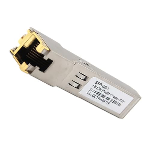 Tmboryuu RJ45 Switcher Gbic 10/100/1000 Anschluss Gigabit RJ45 Optische Elektrische Portkonverter Für Netzwerke von Tmboryuu