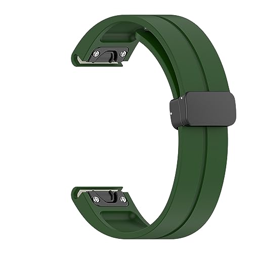 Tmianya 【20 mm】 Schnellverschluss-Uhrenarmband Silikon, atmungsaktiv, schweißfest, mit Faltschließe, kompatibel mit Smartwatch-Modellen Kinder Beobachten Der Ohne Spiele (AG, One Size) von Tmianya