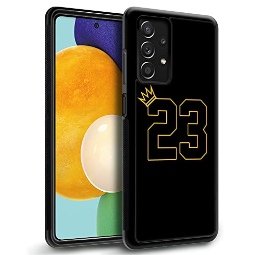 TnXee Kompatibel mit Samsung Galaxy A13 4G Hülle, Basketball King 23 Samsung Galaxy A13 4G Hüllen für Jungen/Herren, rutschfestes Design, weiche TPU-Schutzhülle für Samsung Galaxy A13 4G 6.6 Zoll von TnXee