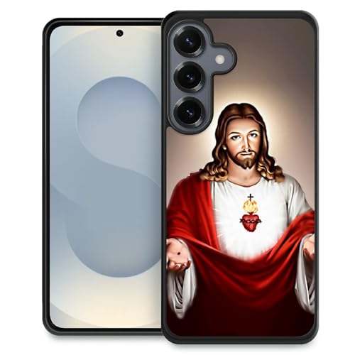 TnXee Kompatibel mit Samsung Galaxy S25+, Jesus Christus, rutschfeste und stoßfeste Schutzhülle für Damen/Herren, weiches Silikongummi + harte PC-Rückseite, kompatibel mit Samsung Galaxy S25+ TnXee Kompatibel mit Samsung Galaxy S25+, Jesus Christus, rutschfeste und stoßfeste Schutzhülle für Damen/Herren, weiches Silikongummi + harte PC-Rückseite, kompatibel mit Samsung Galaxy S25+ von TnXee