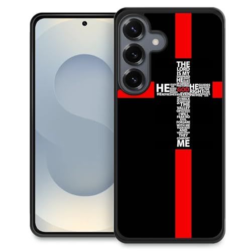 TnXee Kompatibel mit Samsung Galaxy S25+ Hülle, God Cross, rutschfeste und stoßfeste Schutzhülle für Damen/Herren, weiches Silikongummi + harte PC-Rückseite, kompatibel mit Samsung Galaxy S25+ TnXee Kompatibel mit Samsung Galaxy S25+ Hülle, God Cross, rutschfeste und stoßfeste Schutzhülle für Damen/Herren, weiches Silikongummi + harte PC-Rückseite, kompatibel mit Samsung Galaxy S25+ von TnXee