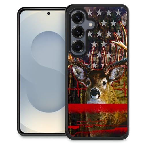 TnXee Kompatibel mit Samsung Galaxy S25 Hülle, Hirschjagd, rutschfeste und stoßfeste Schutzhülle für Damen/Herren, weiches Silikongummi + harte PC-Rückseite, kompatibel mit Samsung Galaxy S25 TnXee Kompatibel mit Samsung Galaxy S25 Hülle, Hirschjagd, rutschfeste und stoßfeste Schutzhülle für Damen/Herren, weiches Silikongummi + harte PC-Rückseite, kompatibel mit Samsung Galaxy S25 von TnXee