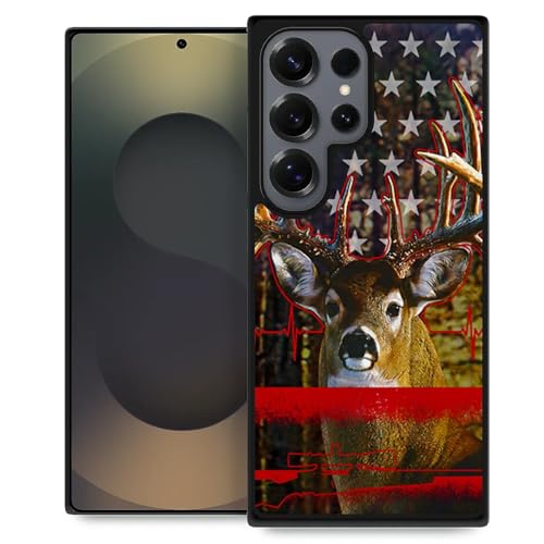 TnXee Kompatibel mit Samsung Galaxy S25 Ultra, Hirschjagd, rutschfeste und stoßfeste Schutzhülle für Damen/Herren, weiches Silikongummi + harte PC-Rückseite, kompatibel mit Samsung Galaxy S25 Ultra TnXee Kompatibel mit Samsung Galaxy S25 Ultra, Hirschjagd, rutschfeste und stoßfeste Schutzhülle für Damen/Herren, weiches Silikongummi + harte PC-Rückseite, kompatibel mit Samsung Galaxy S25 Ultra von TnXee