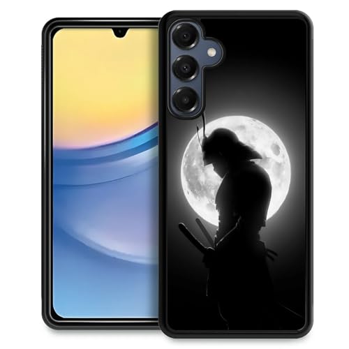 TnXee Moon Samurai Schutzhülle für Samsung Galaxy A16, rutschfeste und stoßfeste Schutzhülle für Damen/Herren, weiches Silikongummi + harte PC-Rückseite, kompatibel mit Samsung Galaxy A16 von TnXee