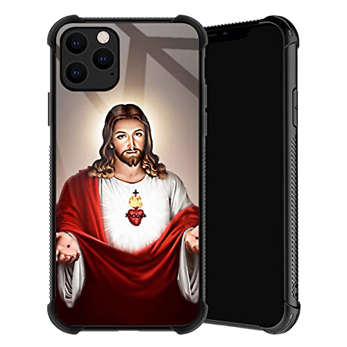 TnXee Schutzhülle für iPhone 12 Pro Max, Jesus Christus, iPhone 12 Pro Max, rutschfester Gewinderahmen + vier Ecken, Anti-Kollisionsschutz für iPhone 12 Pro Max 6.7 Zoll von TnXee