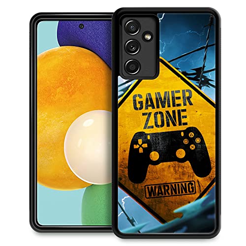 TnXee Schutzhülle kompatibel mit Samsung Galaxy A14 5G, Gamer Zone rutschfeste und stoßfeste Schutzhülle für Junge/Mädchen, weiches Silikongummi + harte PC-Rückseite, kompatibel mit Samsung A14 5G von TnXee