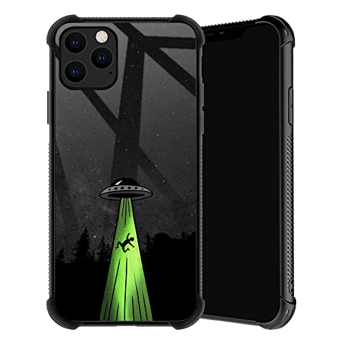 TnXee Kompatibel mit iPhone 11 Hülle, Alien-Schiff-Handyhülle für Herren/Damen, weiches TPU, Anti-Rutsch-Faden und Anti-Kollisionsschutz mit vier Ecken, kompatibel mit iPhone 11 von TnXee