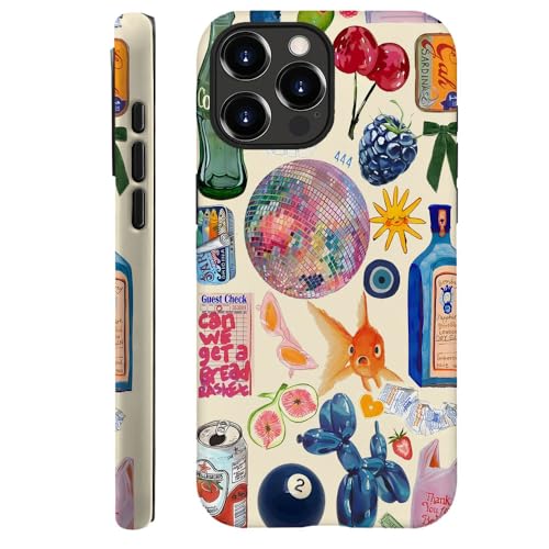 TnXee Schutzhülle kompatibel mit iPhone 13 Pro, Fallschutz, 2-lagige Hybrid-Hartschalenhülle für Mädchen und Jungen, Collage, europäische Disco TnXee Schutzhülle kompatibel mit iPhone 13 Pro, Fallschutz, 2-lagige Hybrid-Hartschalenhülle für Mädchen und Jungen, Collage, europäische Disco von TnXee