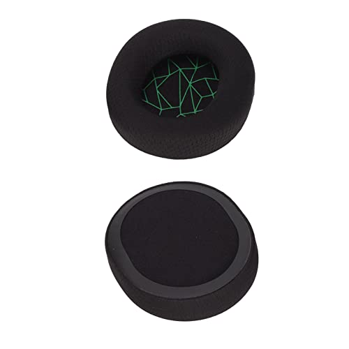 2 Ohrhörerkissen -Pads mit Speicherschaum, Leder, Einfache Installation für Arctis 3 5 7, Arctis 9, Pro, ATH M50X, M40X, M50XBT -Gaming Kopfhörer, HD280 Pro, SRH440, (Schwarzes Ohrpolstergrüns 2 Ohrhörerkissen -Pads mit Speicherschaum, Leder, Einfache Installation für Arctis 3 5 7, Arctis 9, Pro, ATH M50X, M40X, M50XBT -Gaming Kopfhörer, HD280 Pro, SRH440, (Schwarzes Ohrpolstergrüns von Tnfeeon