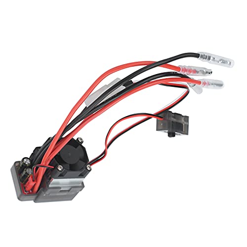 360A Wasserdicht Gebürstet ESC mit Kühlkörper und Kühlventilator für 1/10 RC Crawler Niedrig Innenwiderstand. von Tnfeeon