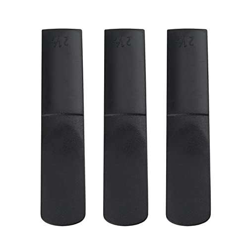 Alt -Saxophon -Kunststoff Schilfschilfs, Harz, Sicher, Langlebig, Einfach zu Bedienen, Bequem, Schwarz 2,5, 3 Packung mit Geeignetem für Altaxophonanfänger, Packung mit 3 Prozent Alt -Saxophon -Kunststoff Schilfschilfs, Harz, Sicher, Langlebig, Einfach zu Bedienen, Bequem, Schwarz 2,5, 3 Packung mit Geeignetem für Altaxophonanfänger, Packung mit 3 Prozent von Tnfeeon
