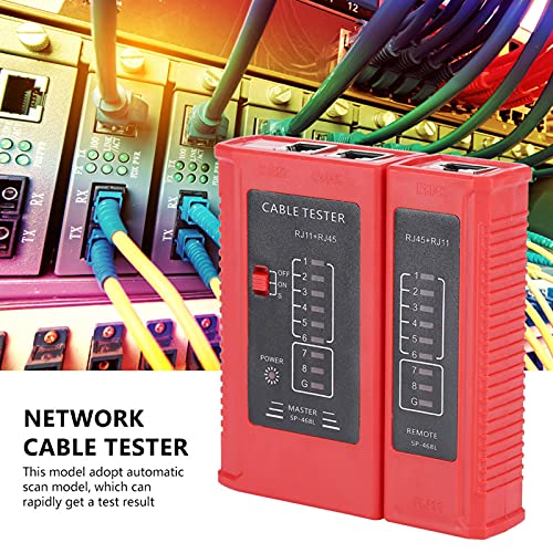 Netzwerkkabel -Tester RJ45 und RJ11 Ethernet LAN -Testwerkzeug, Hochwertiges Kabel Blei Testwerkzeug für Offenes Kurzkreuz, Auto Scan, Abnehmbarer Abschnitt für Zuhause und Büro Geeignet Netzwerkkabel -Tester RJ45 und RJ11 Ethernet LAN -Testwerkzeug, Hochwertiges Kabel Blei Testwerkzeug für Offenes Kurzkreuz, Auto Scan, Abnehmbarer Abschnitt für Zuhause und Büro Geeignet von Tnfeeon