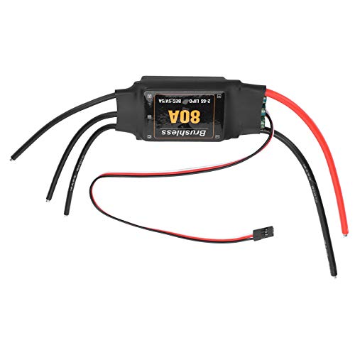 Tnfeeon Bürstenloser Motor ESC Combo, Speed ​​Controller Zubehör Elektronischer RC ESC 80A Rc Motor, staubdichter 1/10 Brushless Motor für RC Car Truck von Tnfeeon