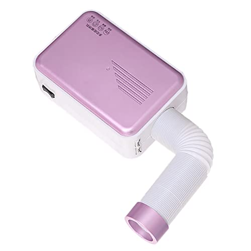 Tragbarer Wäschetrockner 600 W Multifunktionaler Kleiner Trockner Tragbare Elektrische Schuhe Kleidung für die Wäsche zu Hause (Lila EU-Rundstecker) von Tnfeeon