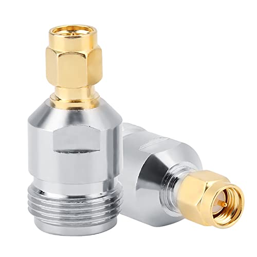 Tnfeeon Typ N zu SMA-Adapter Gold-plattiert 2pcs HF-Stecker Koaxialadapter für Hohe Zuverlässigkeit Tnfeeon Typ N zu SMA-Adapter Gold-plattiert 2pcs HF-Stecker Koaxialadapter für Hohe Zuverlässigkeit von Tnfeeon