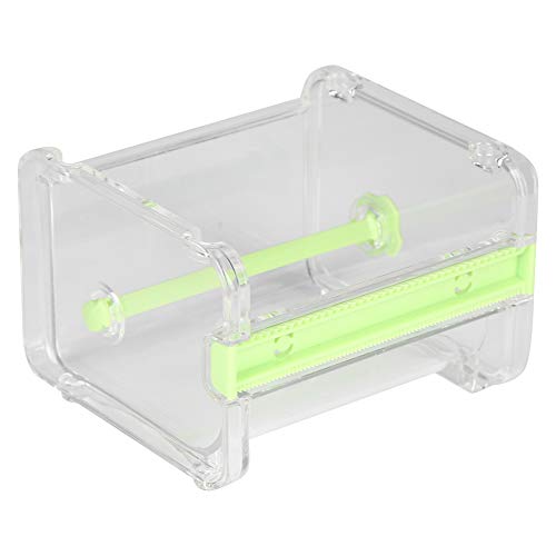 Transparenter Klebebandspender, Schneller Betrieb, Platzeinsparung, 2 -in -1 (GREEN) von Tnfeeon