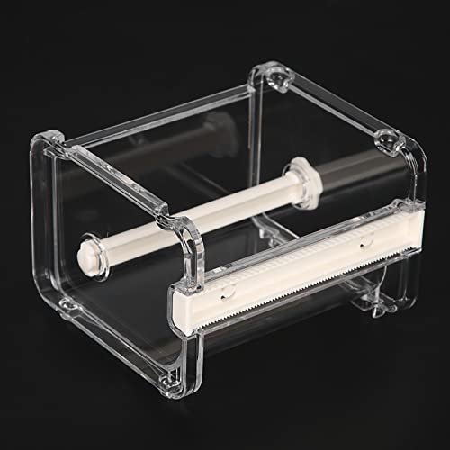 Transparenter Klebebandspender, Schneller Betrieb, Platzeinsparung, 2 -in -1 (WHITE) von Tnfeeon
