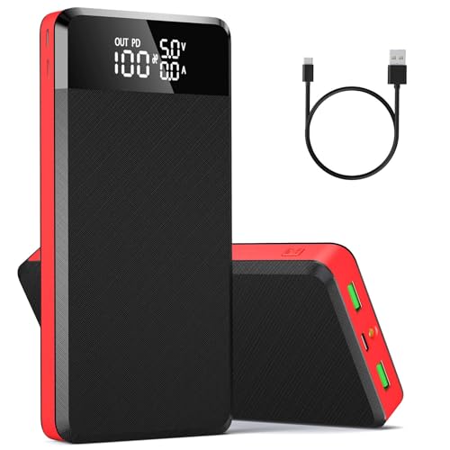 Power Bank 26800mAh,Tragbares Smart Handy-Ladegerät mit LED-Anzeige, Schnelles Aufladen QC 22,5W & USB C PD 25W, 5 Ausgänge und 2 Eingänge für Camping Outdoor Reisen Handy Tablets Power Bank 26800mAh,Tragbares Smart Handy-Ladegerät mit LED-Anzeige, Schnelles Aufladen QC 22,5W & USB C PD 25W, 5 Ausgänge und 2 Eingänge für Camping Outdoor Reisen Handy Tablets von Tnibition