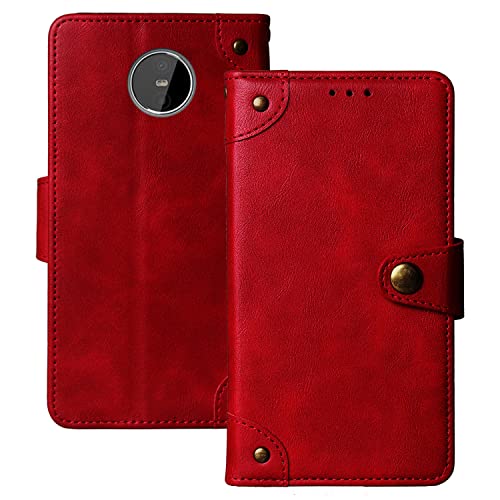 Tnviud Flip Brief Tasche Case Schütz Hülle Für Gigaset GX6 5G / Gigaset GX6 Pro 6.6 inch Echt Leder TPU Silikon Schale Stand Handy Abdeckung Premium Wallet Cover Etui Handyhülle Schutzhülle (Rot) Tnviud Flip Brief Tasche Case Schütz Hülle Für Gigaset GX6 5G / Gigaset GX6 Pro 6.6 inch Echt Leder TPU Silikon Schale Stand Handy Abdeckung Premium Wallet Cover Etui Handyhülle Schutzhülle (Rot) von Tnviud