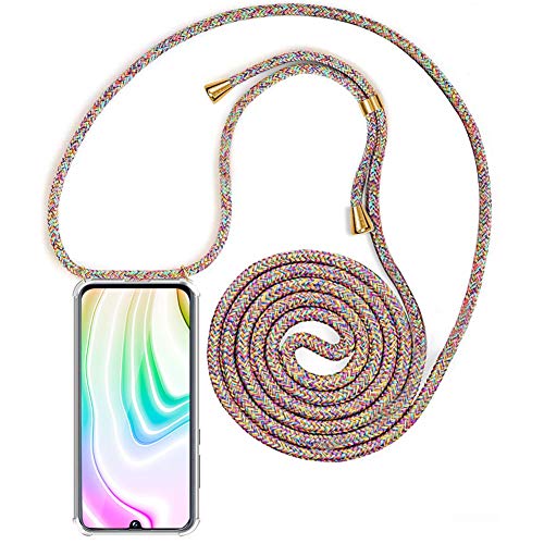 Handykette Handyhülle mit Band für Samsung Galaxy A50 Cover - Handy-Kette Handy Hülle mit Kordel Umhängen -Handy Halsband Lanyard Case/Handy Band Halsband Necklace von ToDo eu