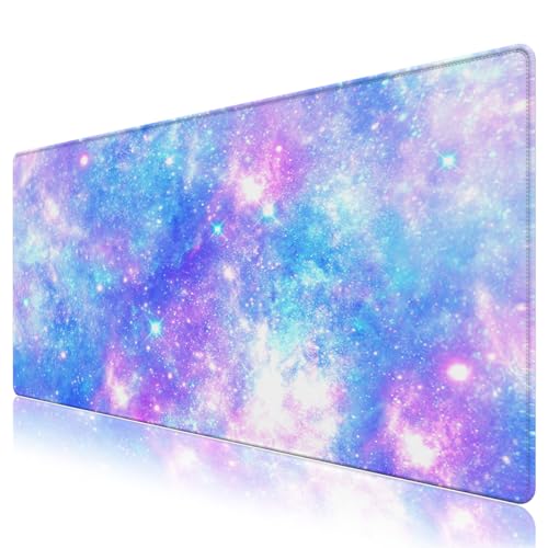 Erweiterte Gaming Mauspadmatte Große Schreibtischmatte Gummibasis Computer Desktop Laptop Tastatur Mausmatte, 35,1 x 15,75 in XXL wasserdichtes Mauspad für Arbeitsspiel, Romantischer Sternenhimmel Erweiterte Gaming Mauspadmatte Große Schreibtischmatte Gummibasis Computer Desktop Laptop Tastatur Mausmatte, 35,1 x 15,75 in XXL wasserdichtes Mauspad für Arbeitsspiel, Romantischer Sternenhimmel von ToLuLu
