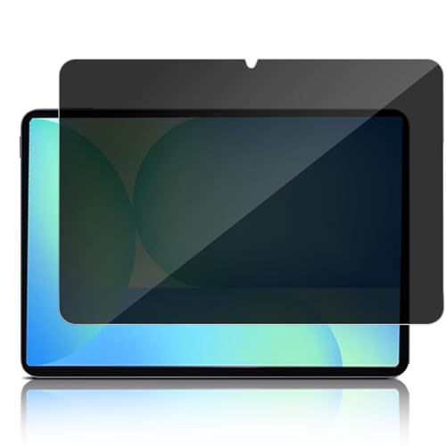 ToVioc 180-Grad Privacy Schutzfolie für Samsung Galaxy Tab S10 FE Sichtschutz, gehärtete Tablet-Folie mit Härtegrad 9H,Anti-Spy Displayschutzfolie für Galaxy Tab S10 FE/Tab S7/ Tab S8 von ToVioc