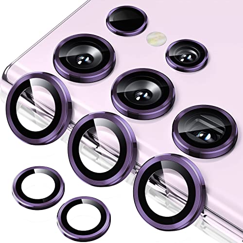 ToVioc Kamera Schutzfolie Kompatibel mit Samsung Galaxy S23 Ultra 5G, [Anti-Kratzfest] [HD] [Keine Blasen] Linseschutzfolie für Samsung Galaxy S23 Ultra 5G - Fuchsie von ToVioc