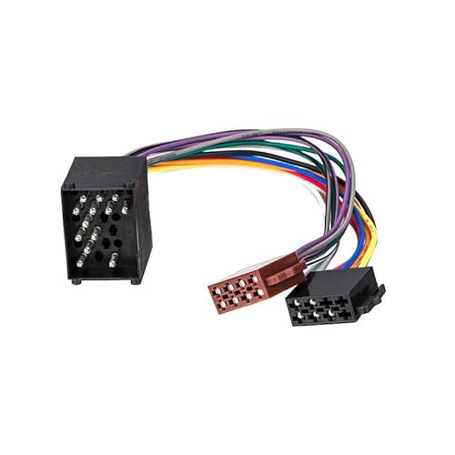 Auto Radio Radiodapter Kompatibel mit VW, 16 Pin ISO Radio Adapter Stecker, Autoradio Din ISO Adapter, Steckbar Verlängerung Autoradio Adapter Stecker von Toaluea