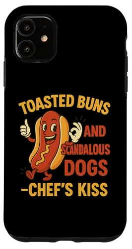 Hotdog Humor BBQ Tee Chef's Kiss 4. Juli Grill Laughs Hülle für iPhone 11 Hotdog Humor BBQ Tee Chef's Kiss 4. Juli Grill Laughs Hülle für iPhone 11 von Toasted Buns Scandalous Hotdog BBQ Humor