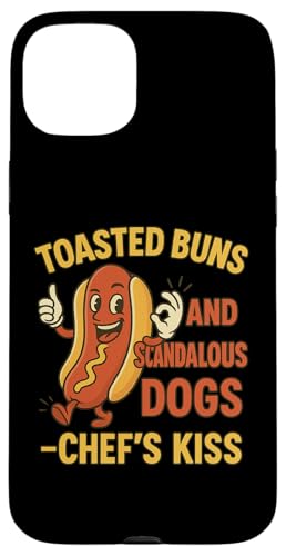 Hotdog Humor BBQ Tee Chef's Kiss 4. Juli Grill Laughs Hülle für iPhone 15 Plus Hotdog Humor BBQ Tee Chef's Kiss 4. Juli Grill Laughs Hülle für iPhone 15 Plus von Toasted Buns Scandalous Hotdog BBQ Humor
